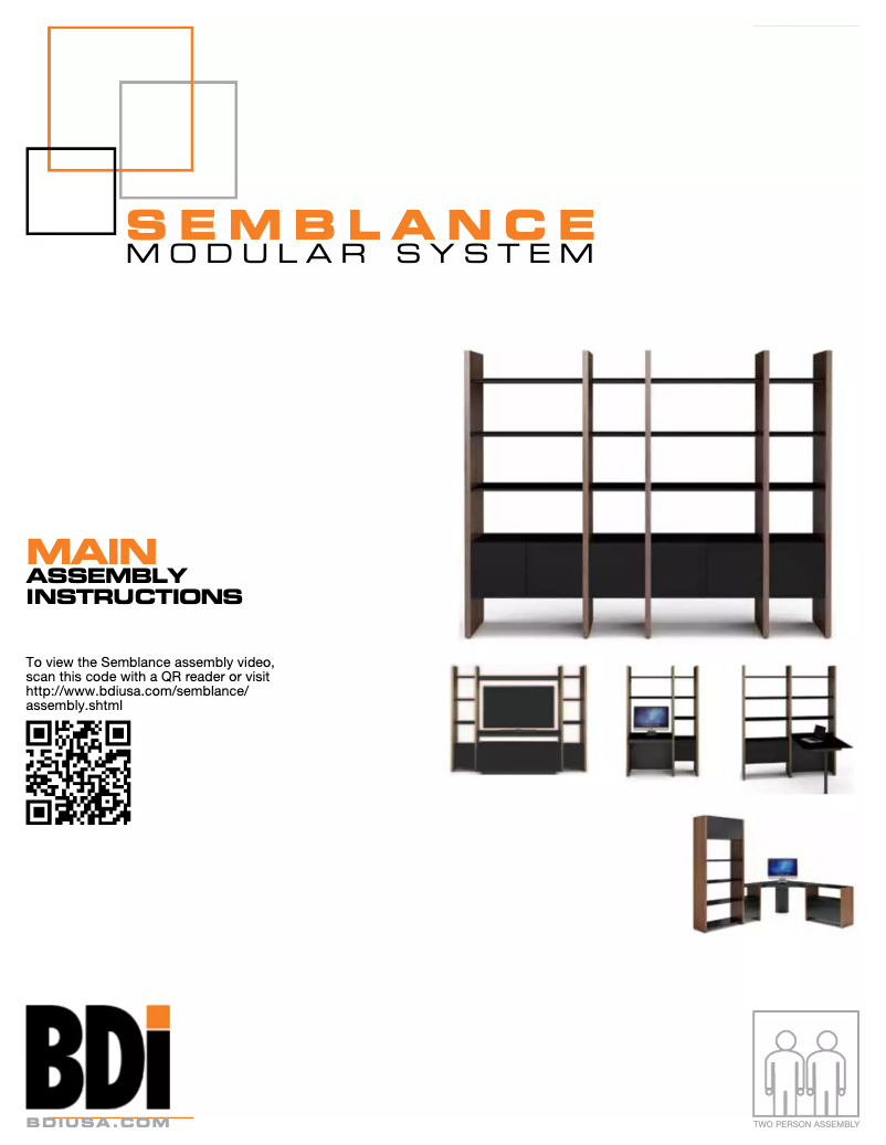 Page n°1 - Instructions / montage BDI Semblance 5413
