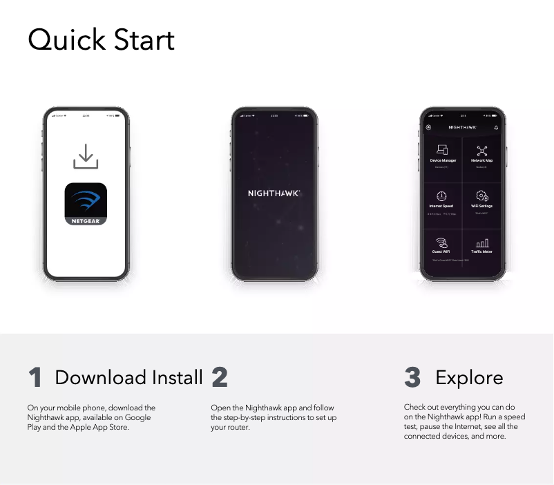 Page 1 de la notice Guide d'installation Netgear R6330