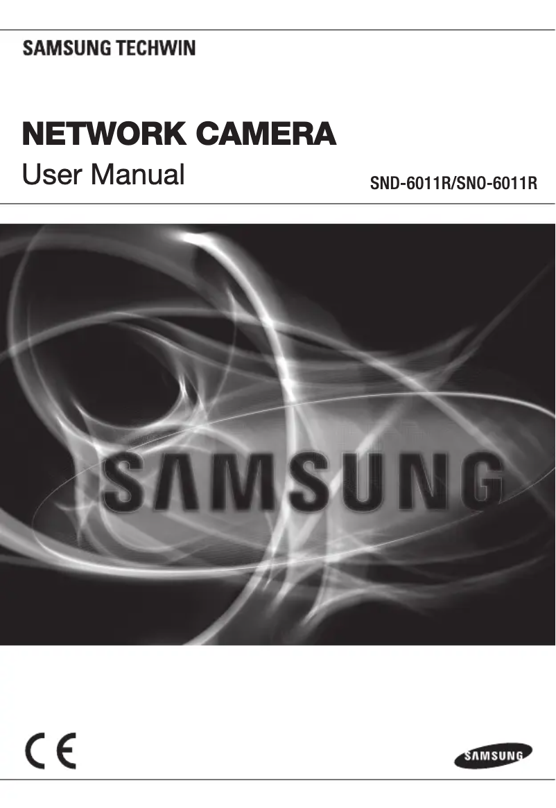Page n°1 - Manuel utilisateur Samsung SNO-6011R