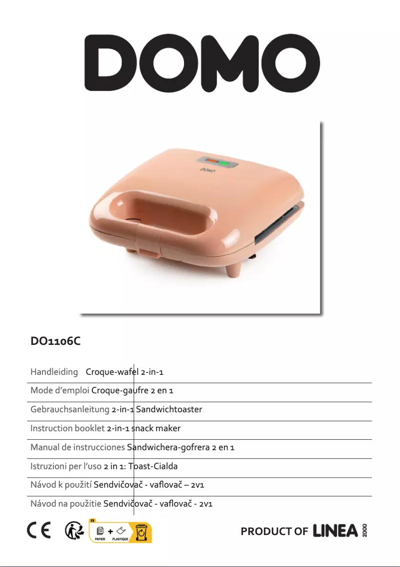 Page n°1 - Manuel utilisateur Domo DO1106C