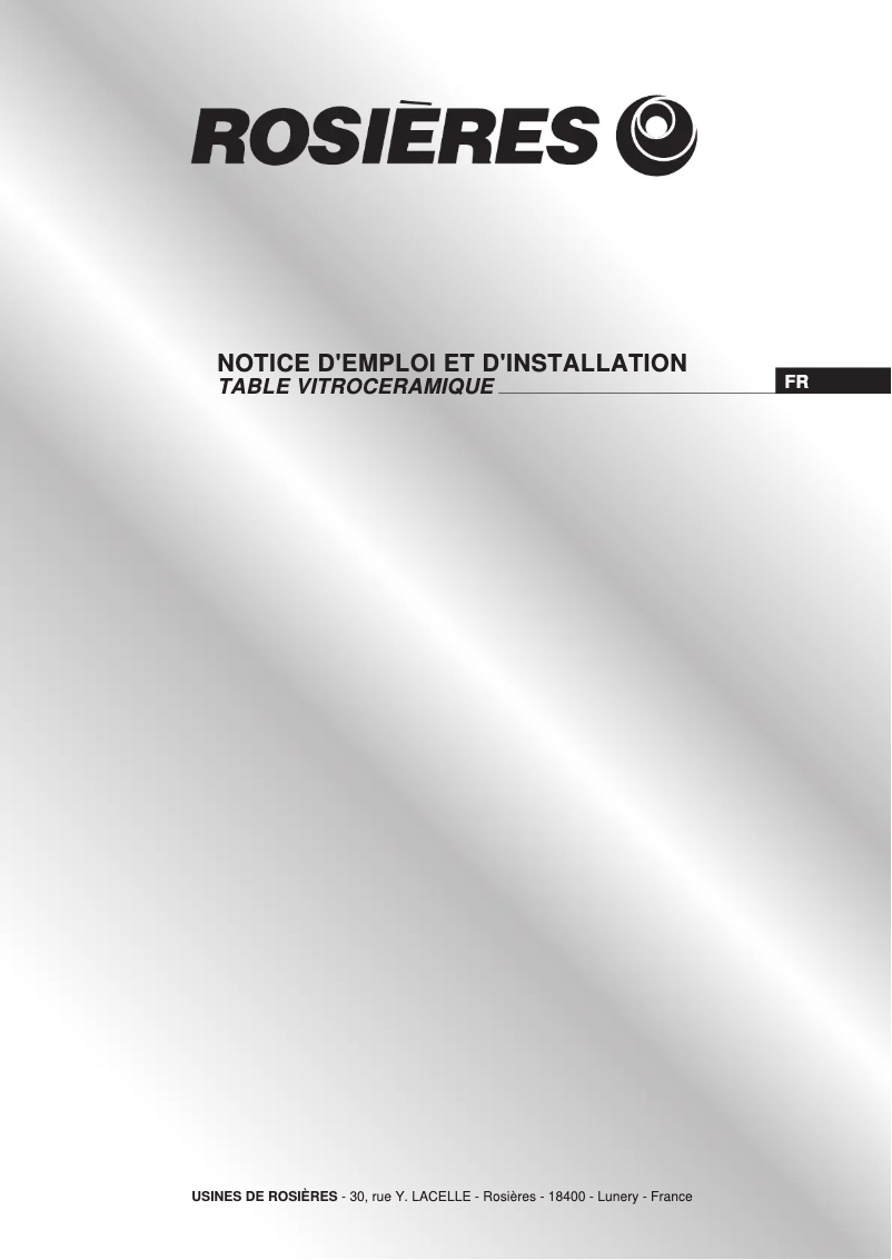 Image de la première page du manuel de l'appareil RVE 652