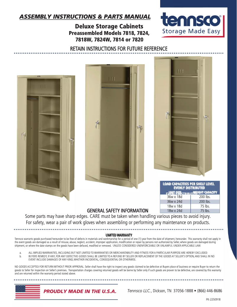 Imagen de la primera página del manual del dispositivo 7814