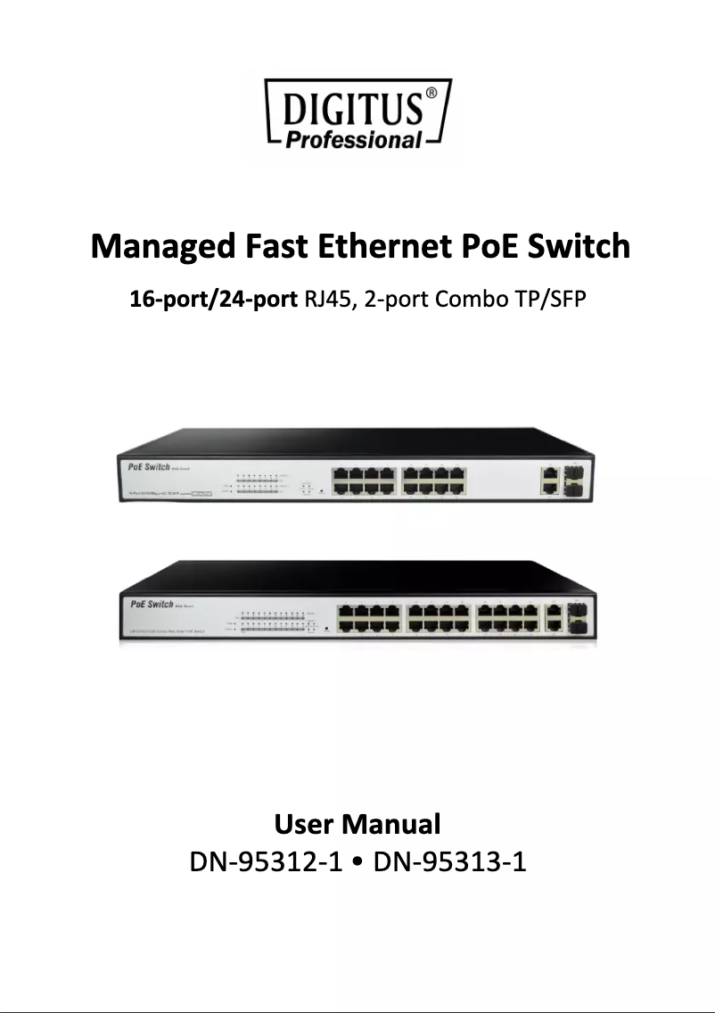 Page n°1 - Manuel utilisateur Digitus DN-95312-1