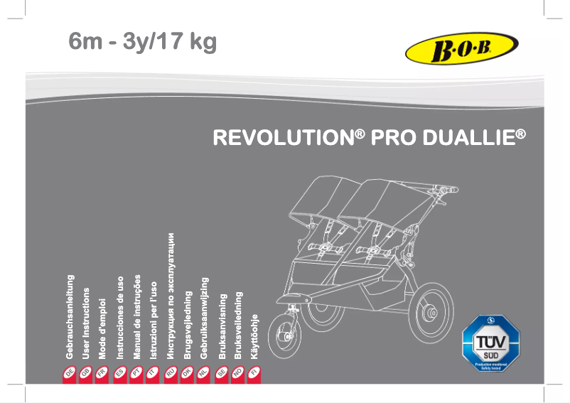 Image de la première page du manuel de l'appareil Revolution Pro Duallie