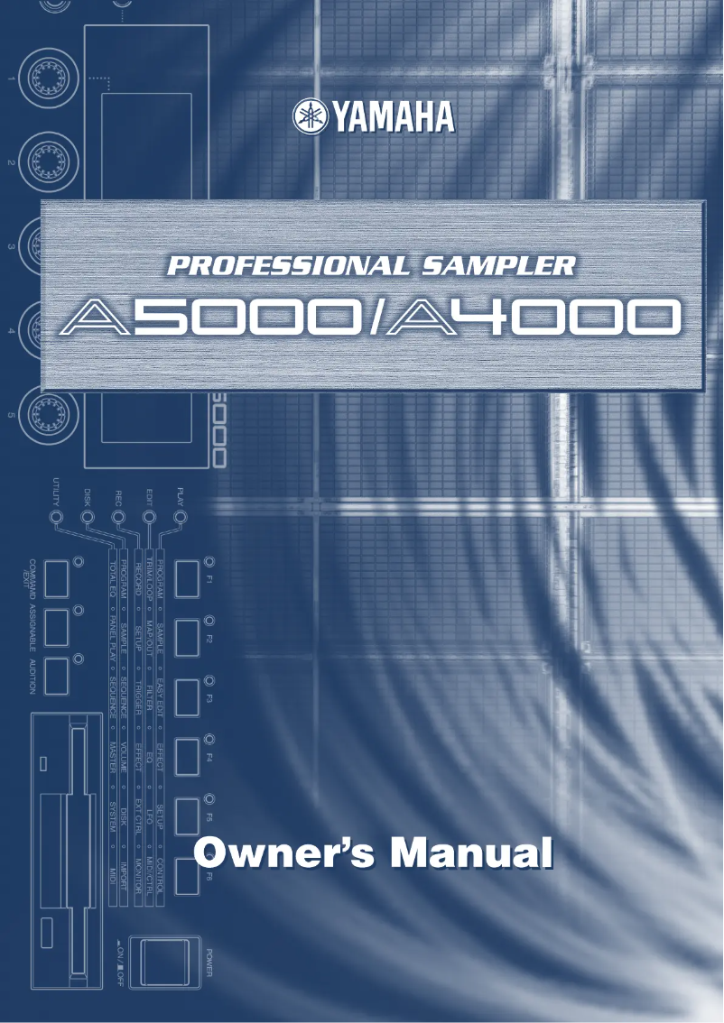 Image de la première page du manuel de l'appareil Aventage MX-A5000