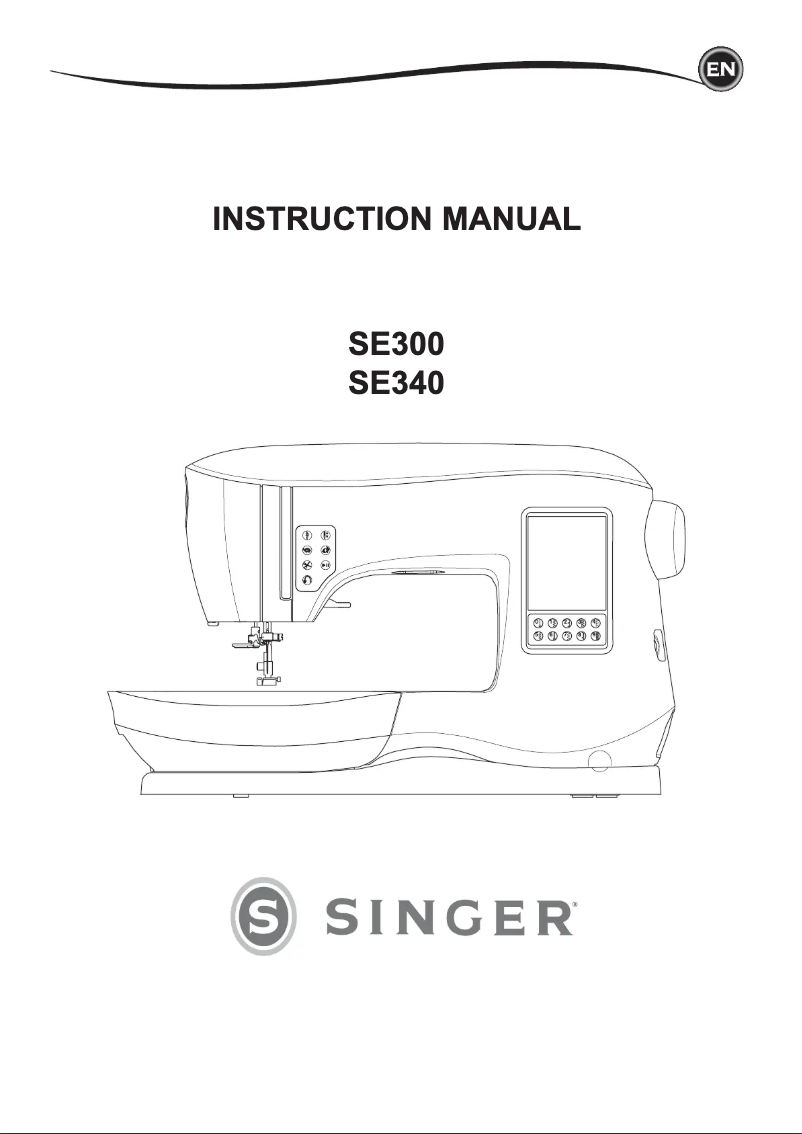 Page n°1 - Manuel utilisateur Singer Legacy SE300
