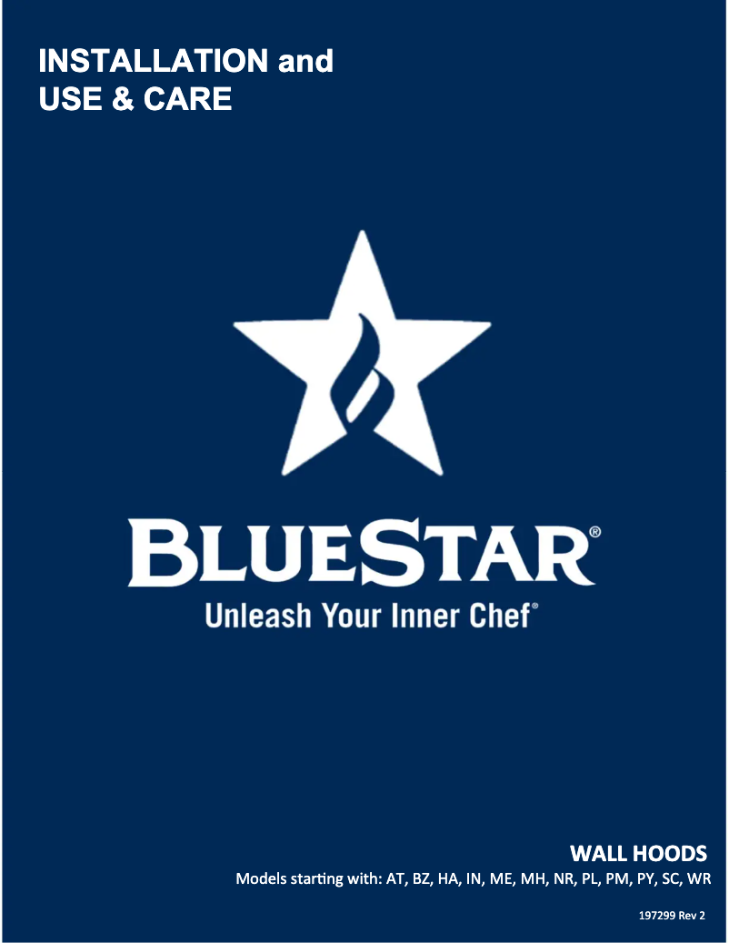 Page 1 de la notice Guide d'installation BlueStar MH048MA