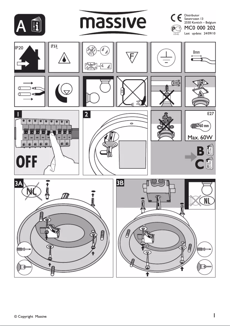 Page 1 de la notice Manuel utilisateur Massive Aqua Ship