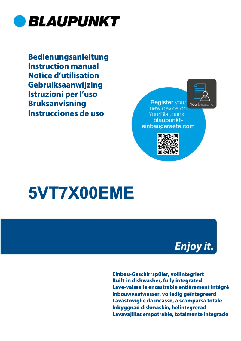 Image de la première page du manuel de l'appareil 5VT7X00EME