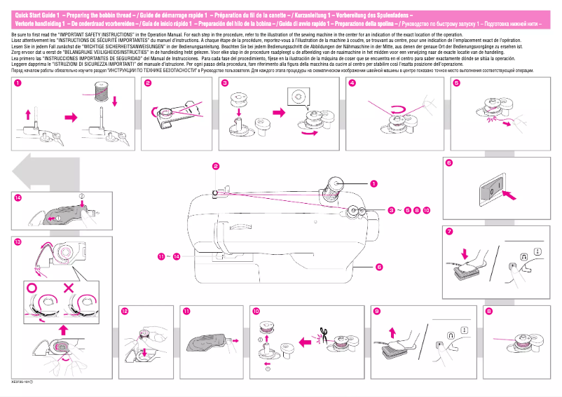 Página 1 del manual Manual de usuario Brother BX2925PRW