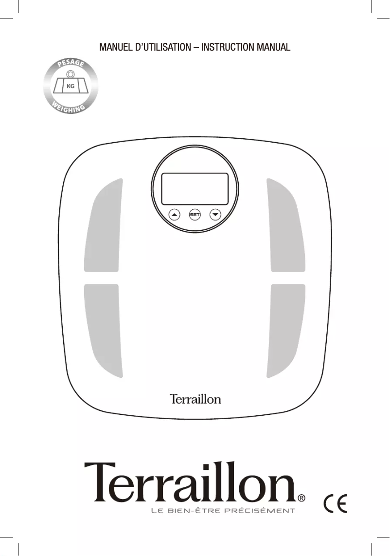 Page 1 de la notice Manuel utilisateur Terraillon Power Fit