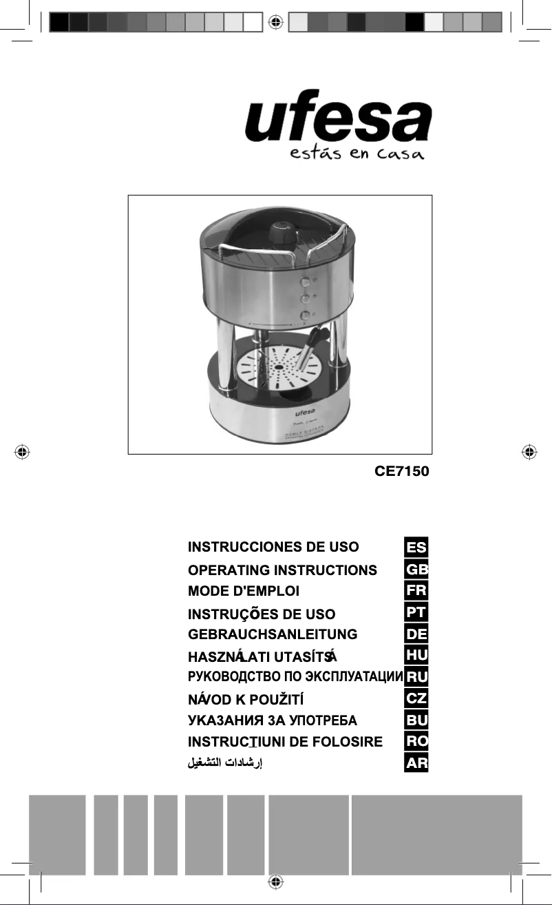 Image de la première page du manuel de l'appareil Duetto Creme CE7150