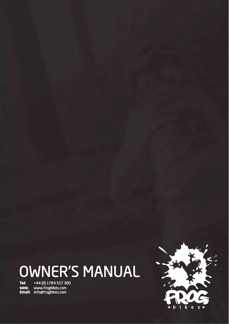 Page n°1 - Manuel utilisateur Frog Road 67