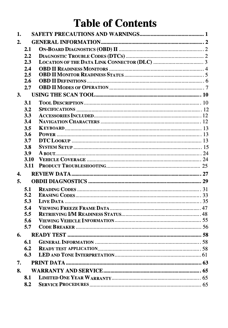 Page 1 de la notice Manuel utilisateur Autel AutoLink AL419