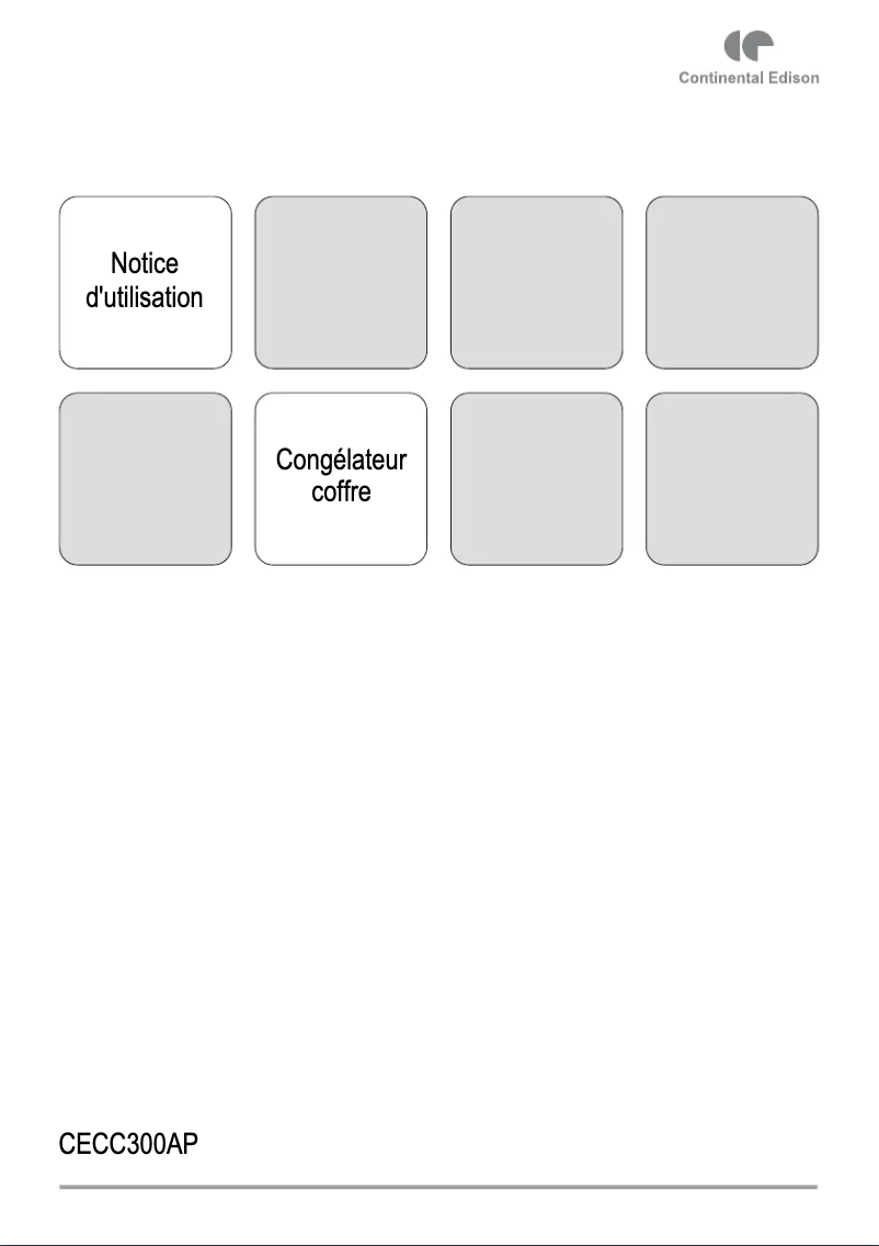 Page 1 de la notice Manuel utilisateur Continental Edison CECC300AP