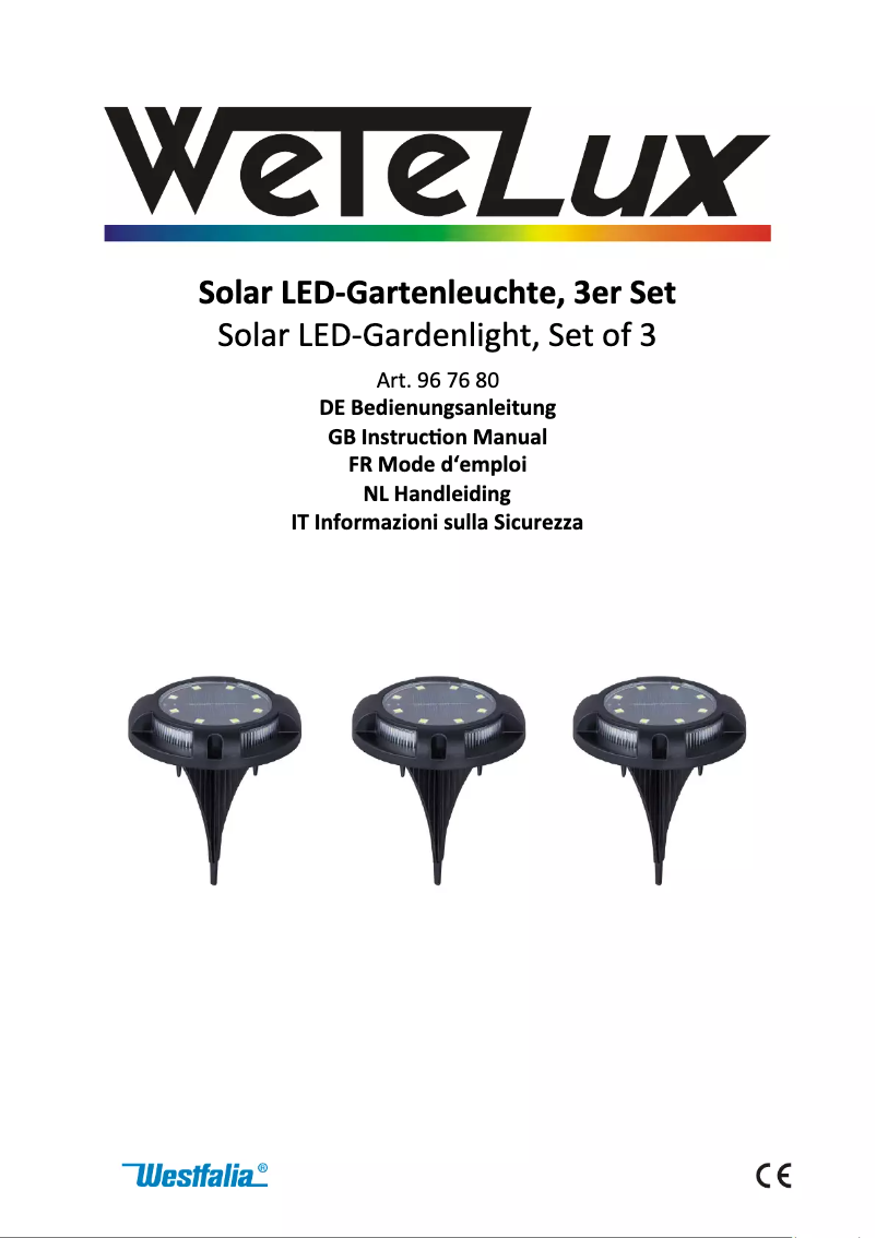 Image de la première page du manuel de l'appareil 967680