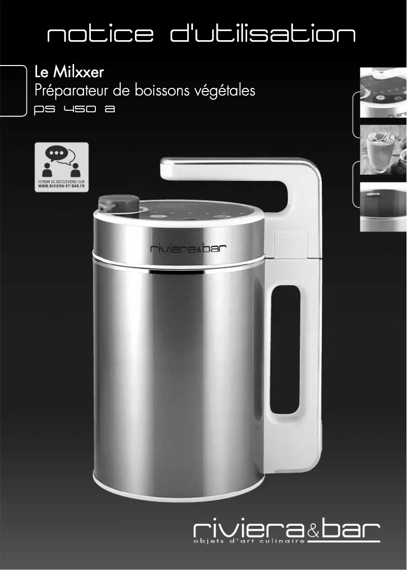 Página 1 del manual Manual de usuario Riviera & Bar PS450A