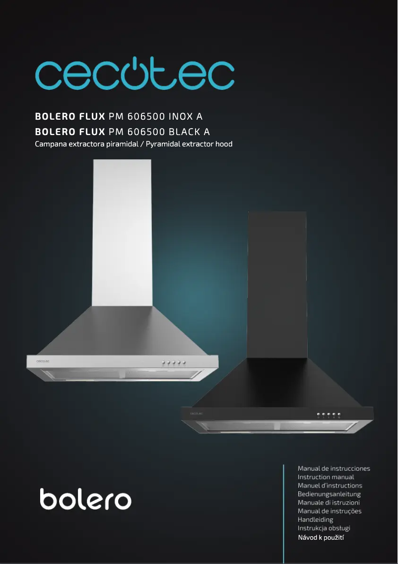 Page n°1 - Manuel utilisateur Cecotec Bolero Flux PM 606500