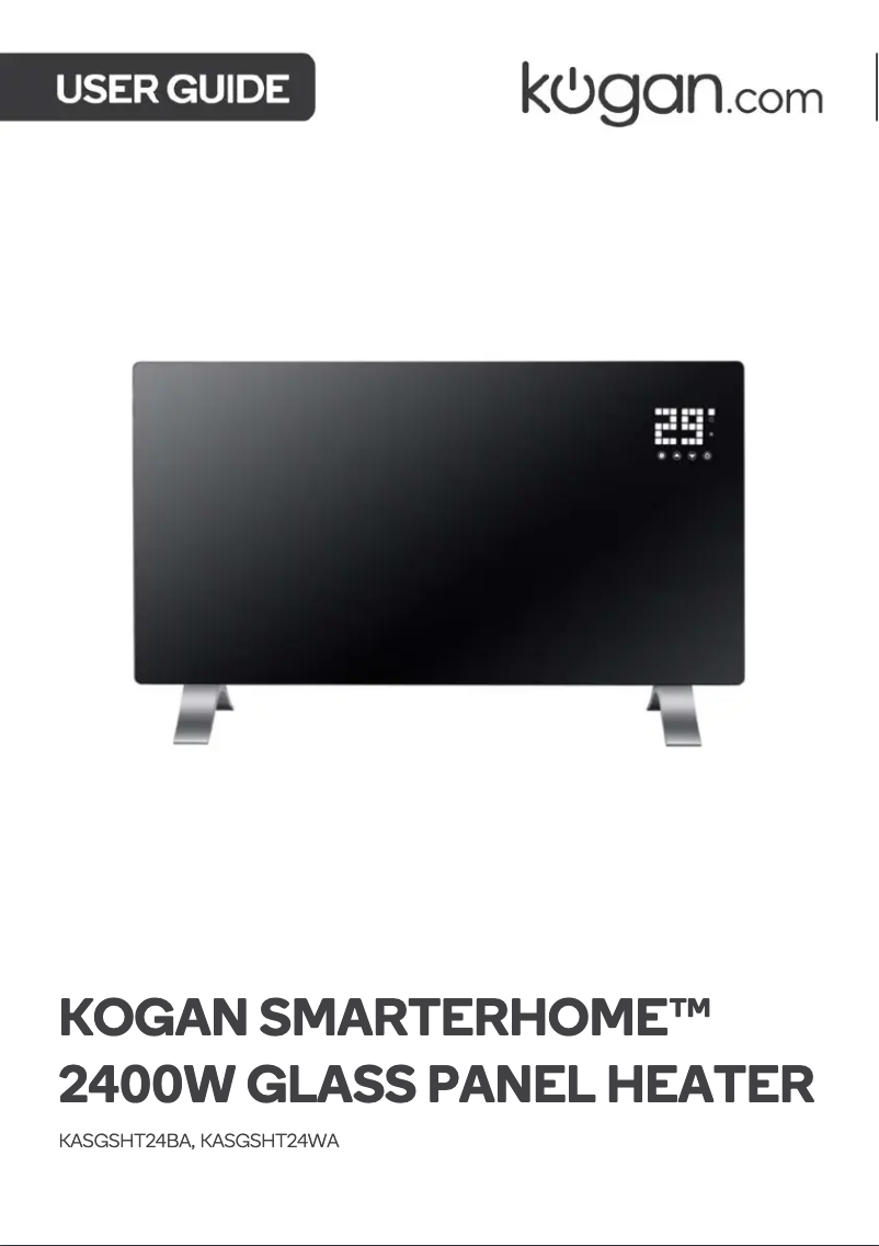 Page 1 de la notice Manuel utilisateur Kogan KASGSHT24BA
