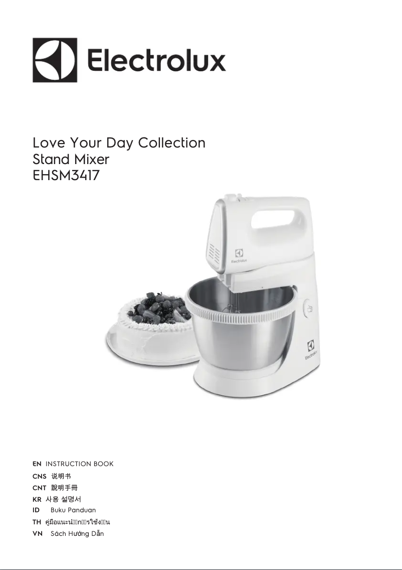 Page 1 de la notice Manuel utilisateur Electrolux EHSM3417