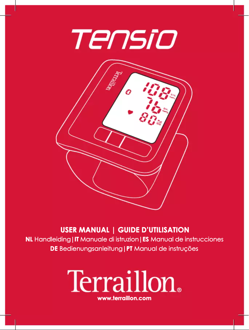 Image de la première page du manuel de l'appareil Tensio CB31133WH