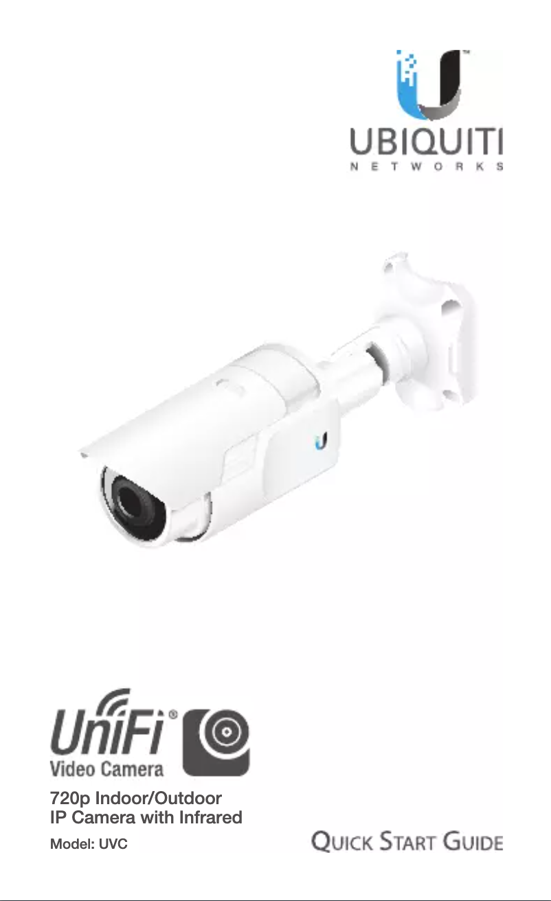 Page 1 de la notice Manuel utilisateur Ubiquiti Networks UVC-DOME-3