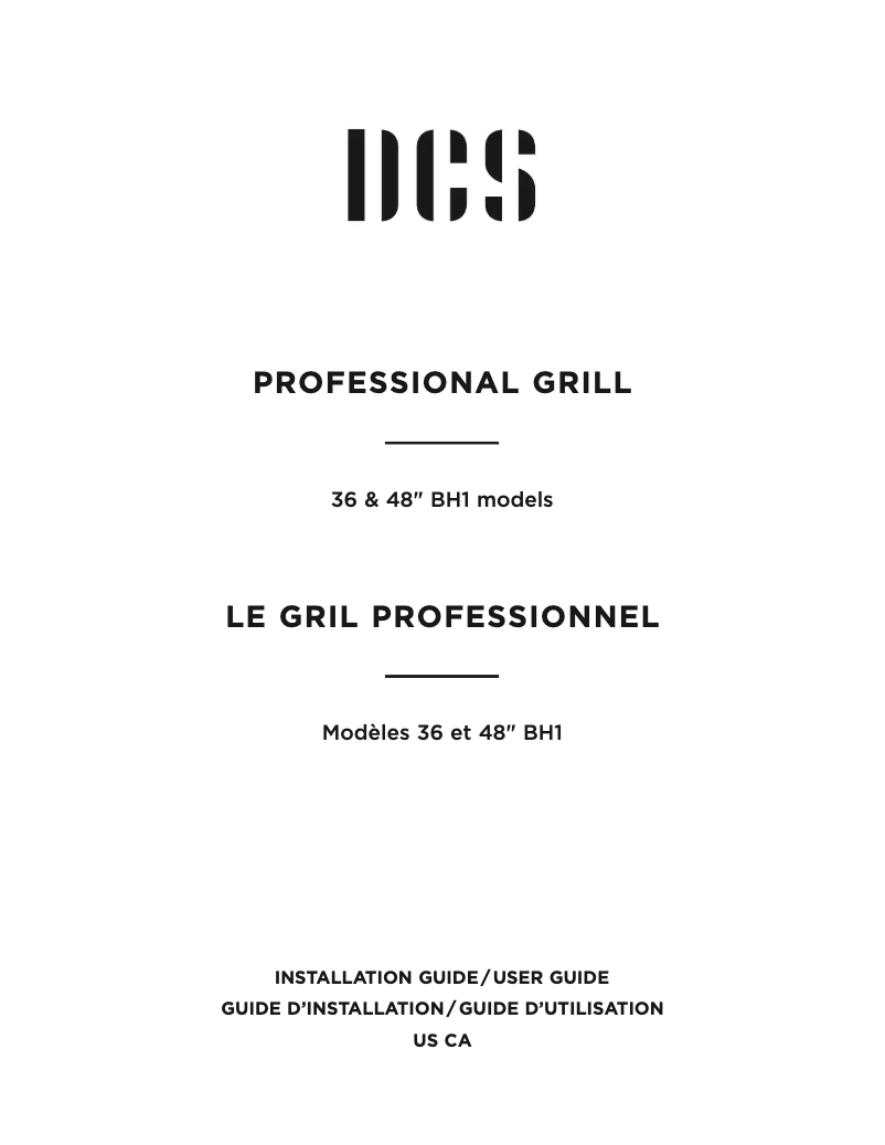 Image de la première page du manuel de l'appareil BH1