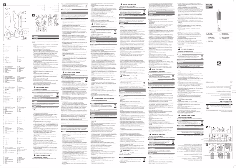 Page 1 de la notice Manuel utilisateur Philips Azur Pro GC488