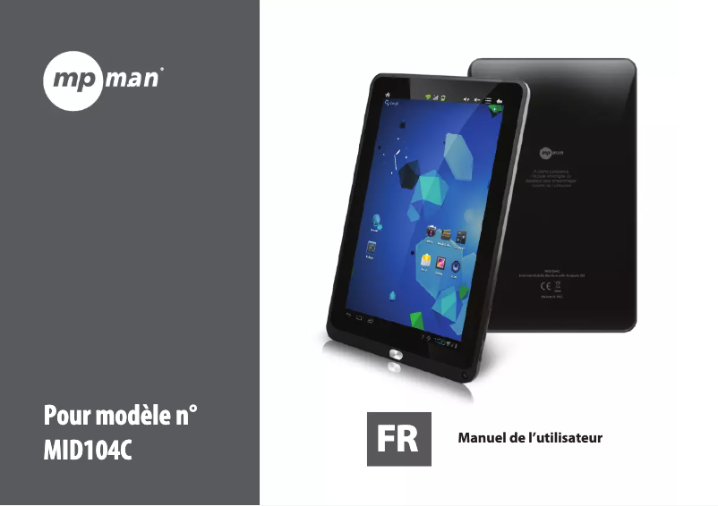 Página 1 del manual Manual de usuario Mpman MID104C