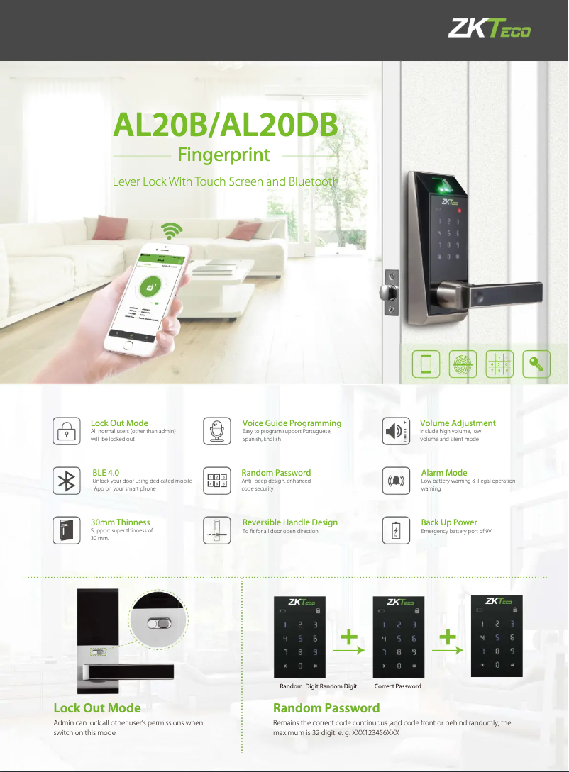 Image de la première page du manuel de l'appareil AL20DB
