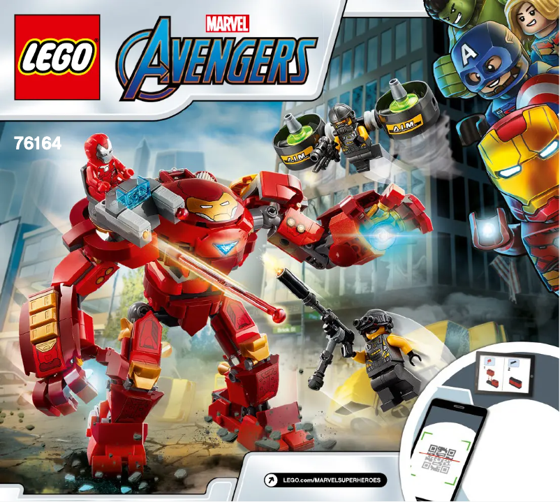 Page n°1 - Manuel utilisateur Lego Marvel Super Heroes 76164