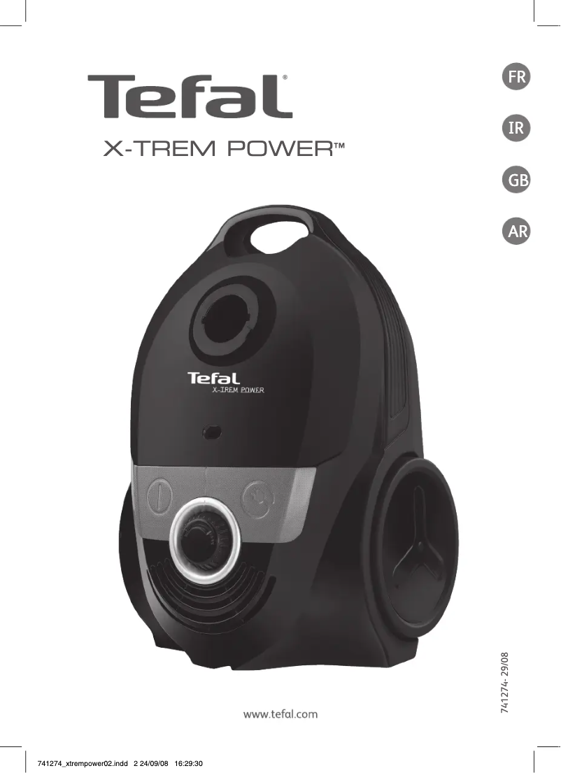 Page n°1 - Manuel utilisateur Tefal X-Trem Power TW432341