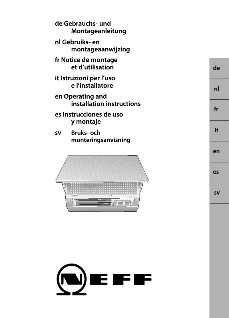 Image de la première page du manuel de l'appareil D2654X0
