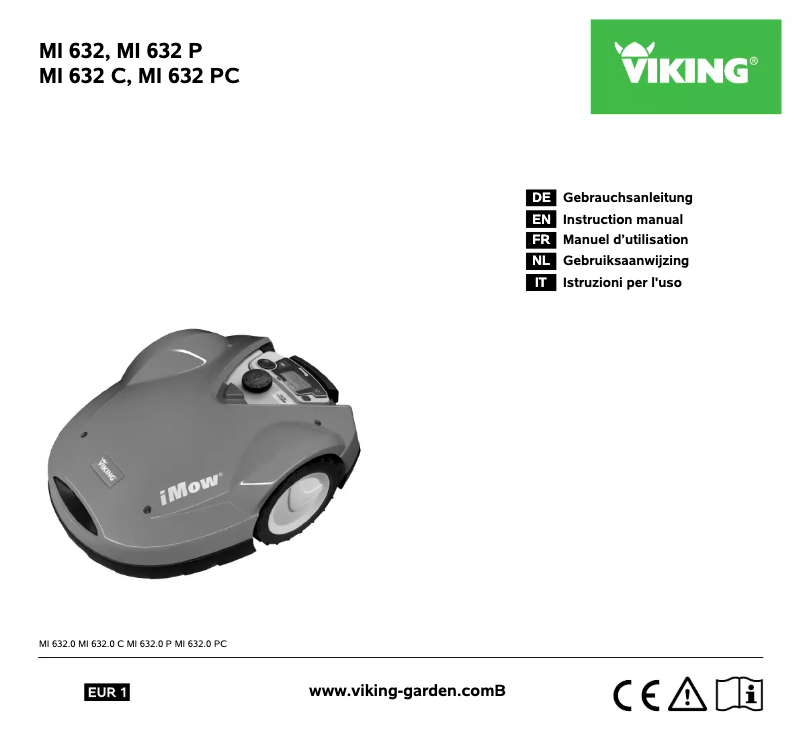 Página 1 del manual Manual de usuario Viking iMow MI 632 C