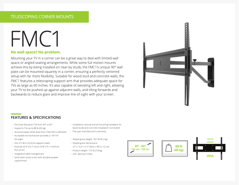 Image de la première page du manuel de l'appareil FMC1