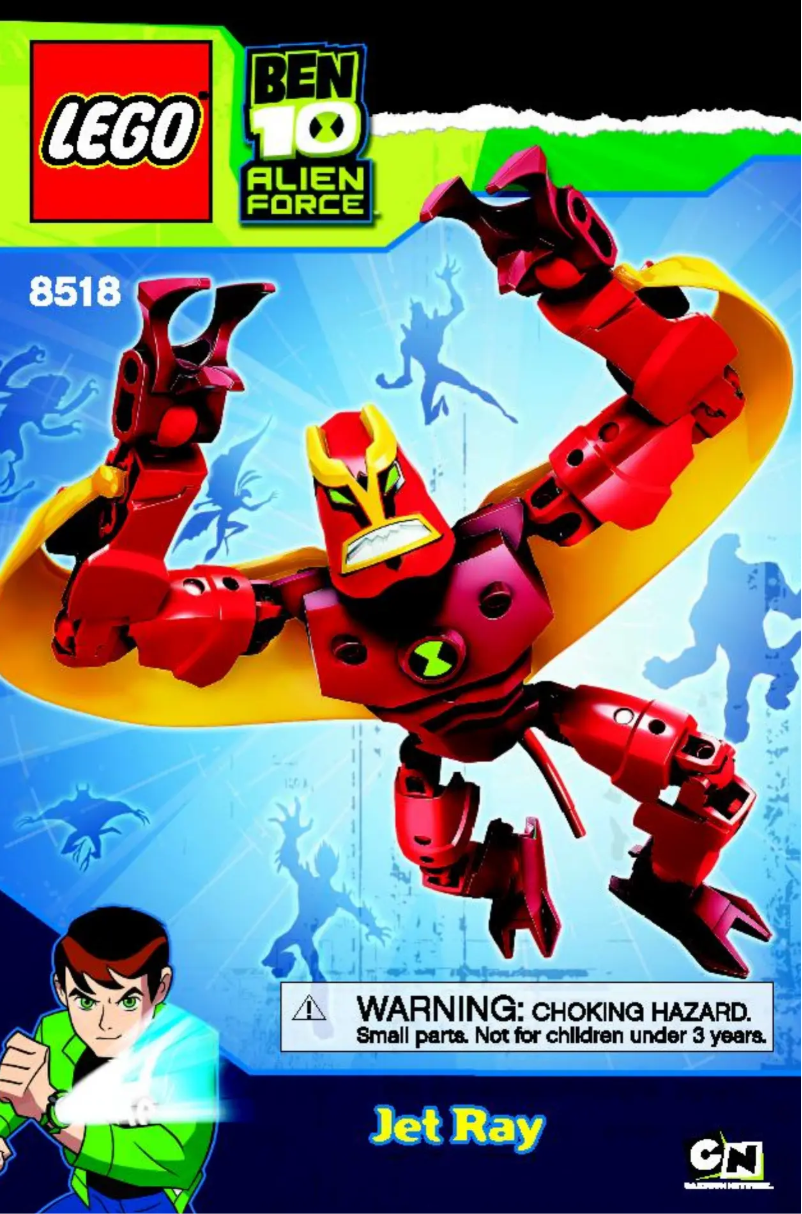 Page n°1 - Manuel utilisateur Lego Ben 10 8518
