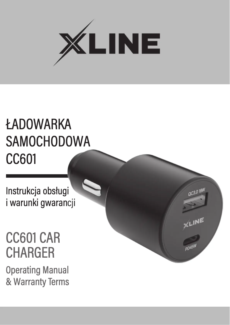 Page n°1 - Manuel utilisateur Götze & Jensen X-Line CC601