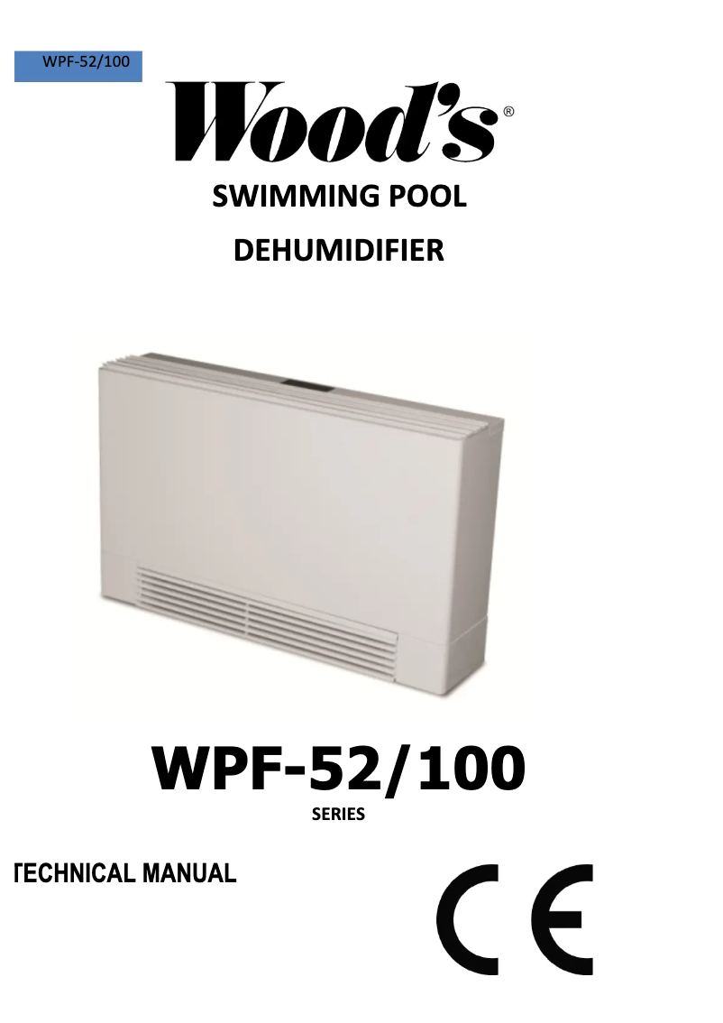 Page 1 de la notice Guide d'installation Wood's WPF100