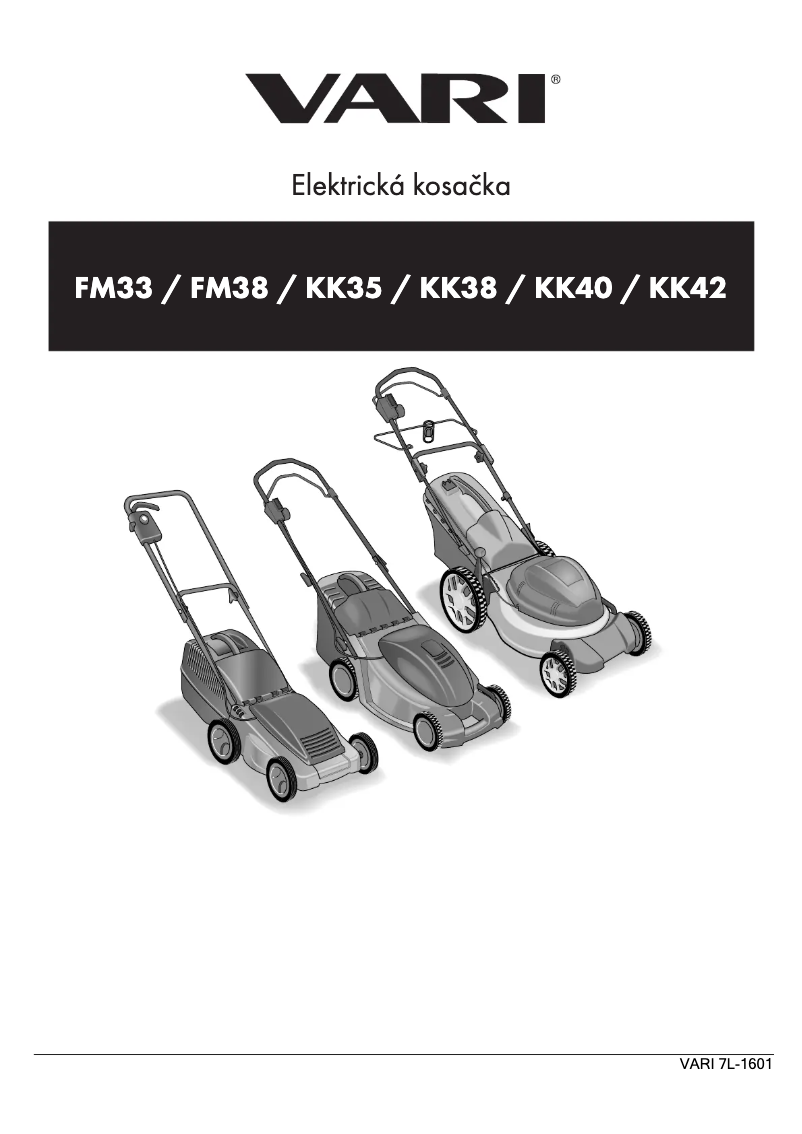 Image de la première page du manuel de l'appareil FM 3813