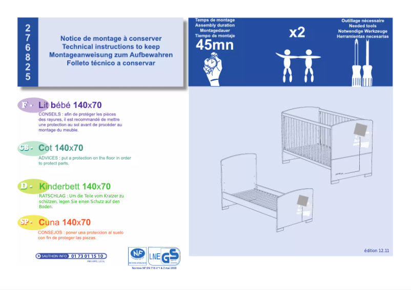 Page n°1 - Manuel utilisateur Sauthon Manhattan 276825