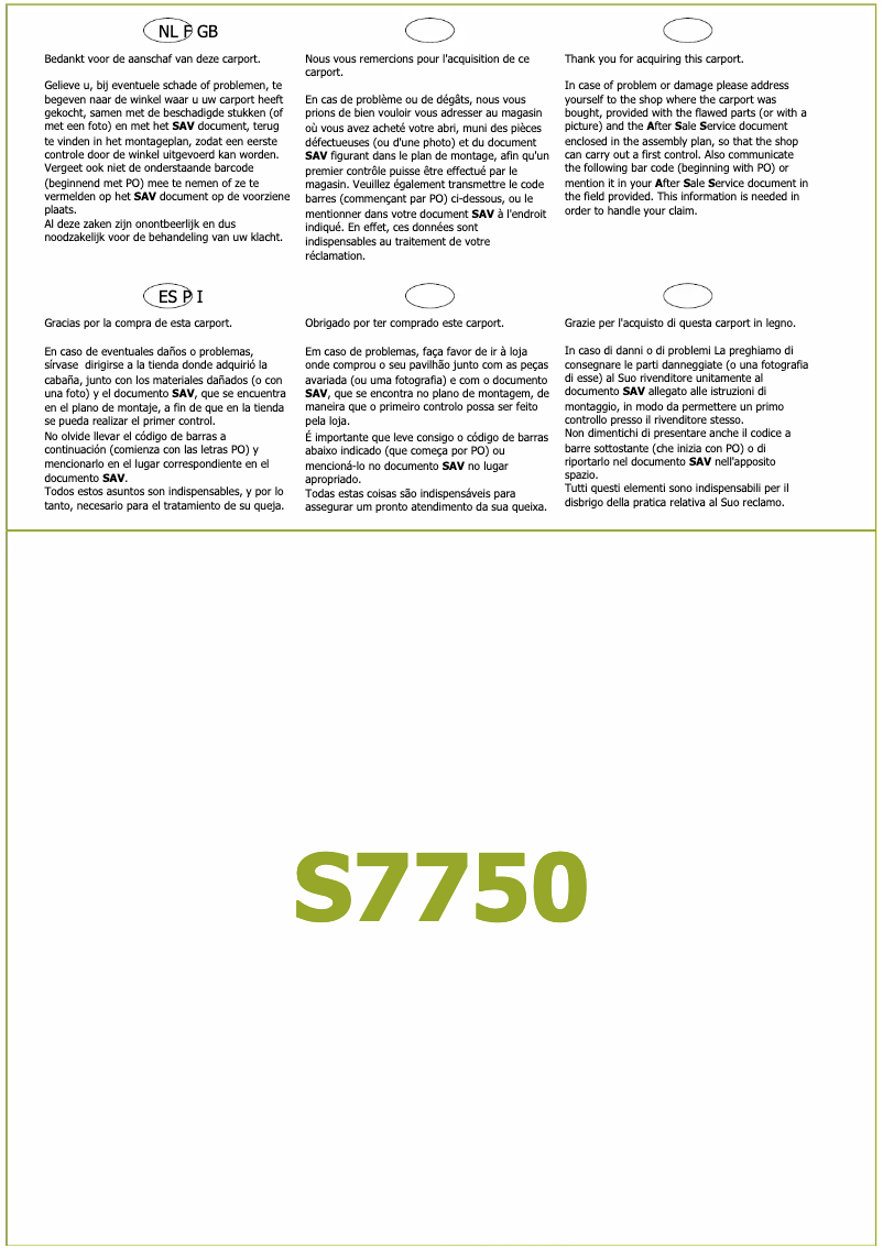 Page n°1 - Manuel utilisateur Solid S7724