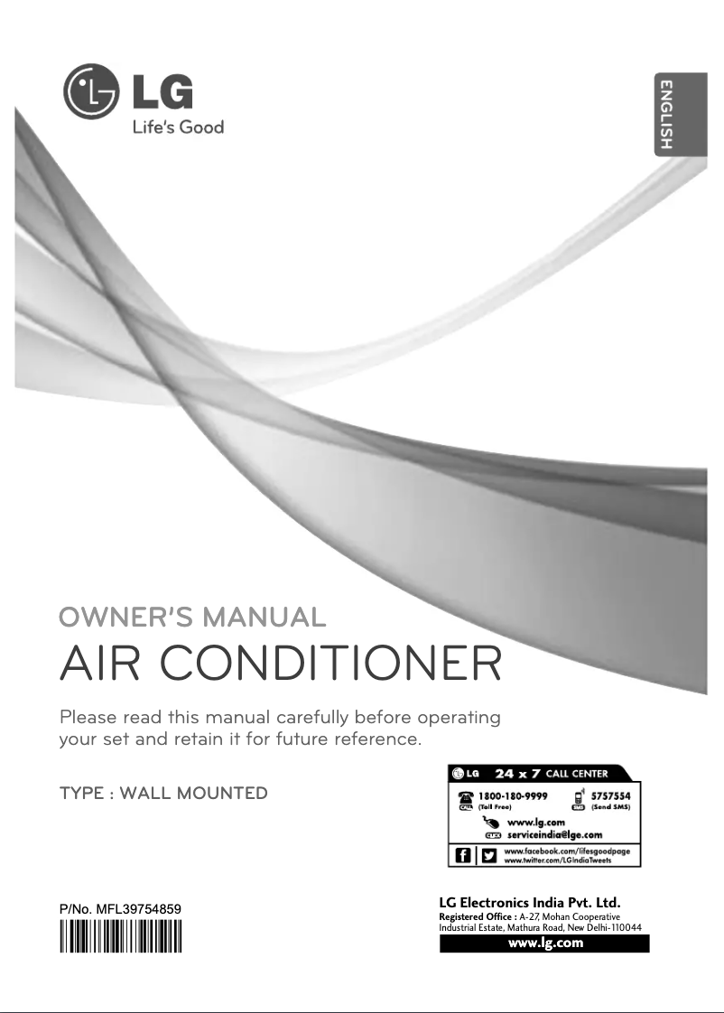 Page n°1 - Manuel utilisateur LG LSN6ZR2M
