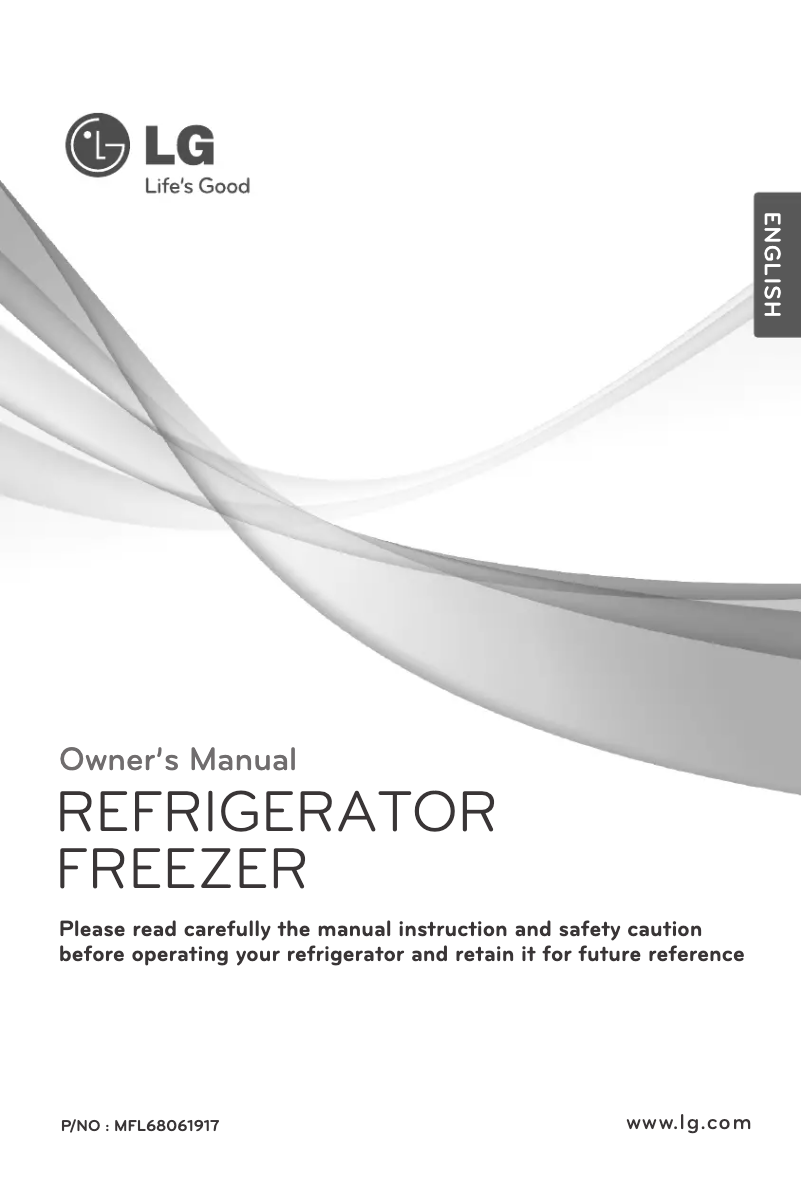 Image de la première page du manuel de l'appareil GN-B242RLC