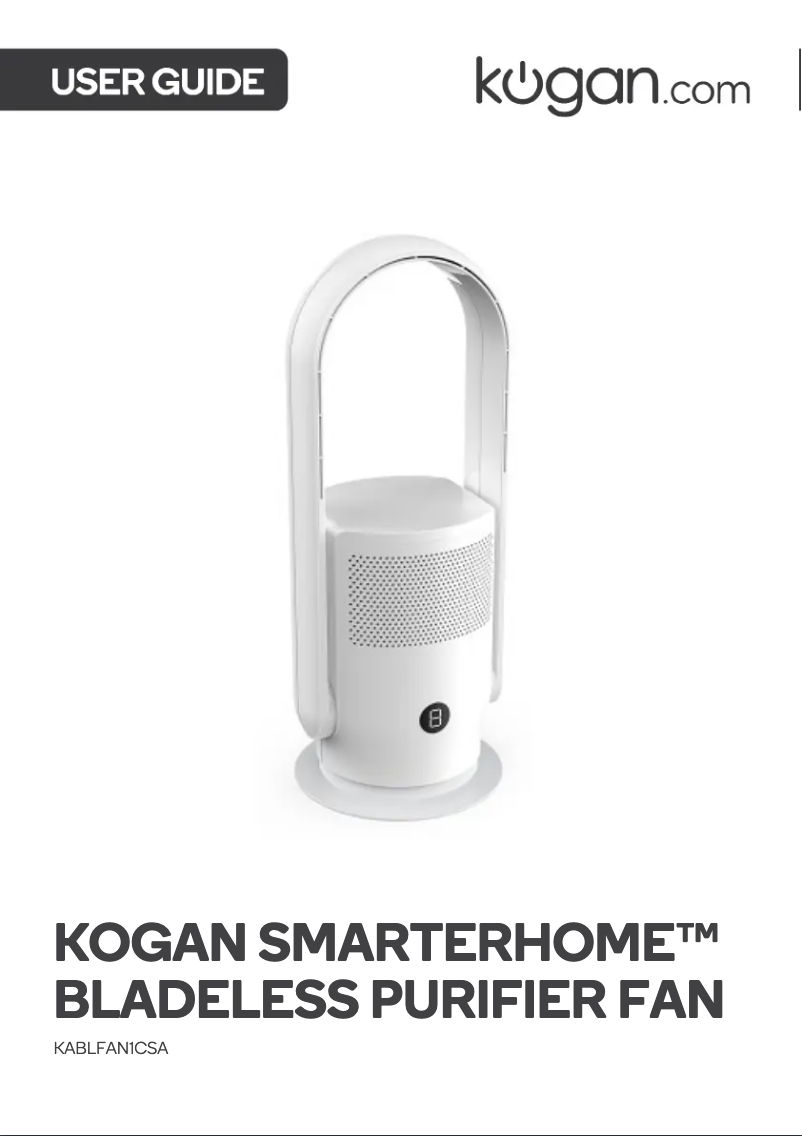Page 1 de la notice Manuel utilisateur Kogan KABLFAN1CSA