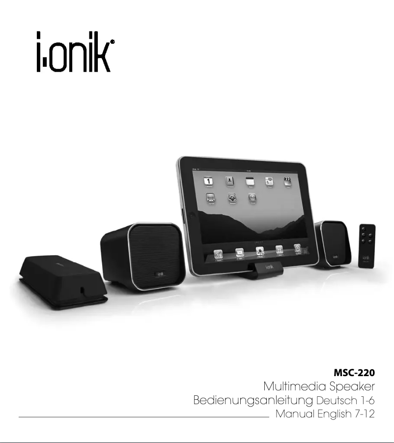 Page 1 de la notice Manuel utilisateur i-onik MSC-220