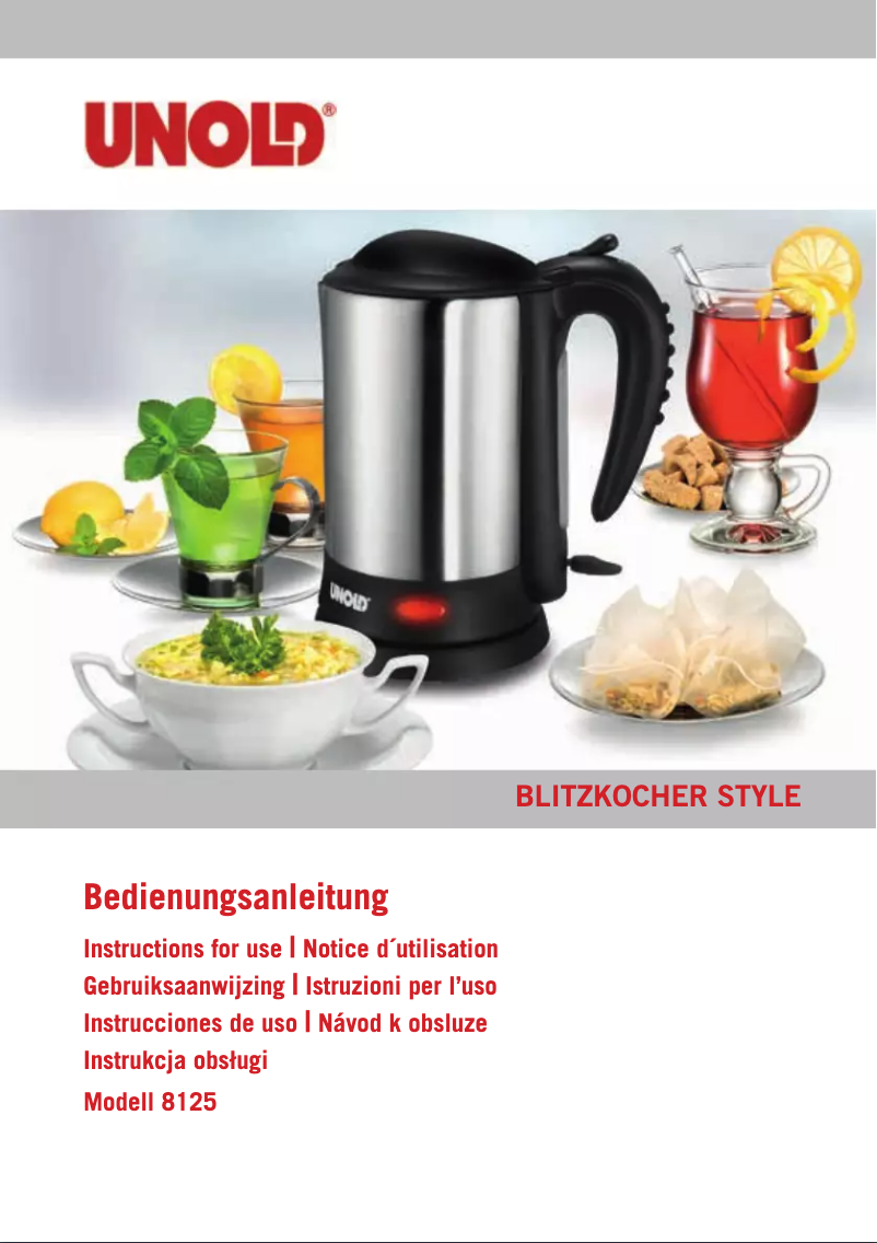 Page 1 de la notice Manuel utilisateur Unold Style