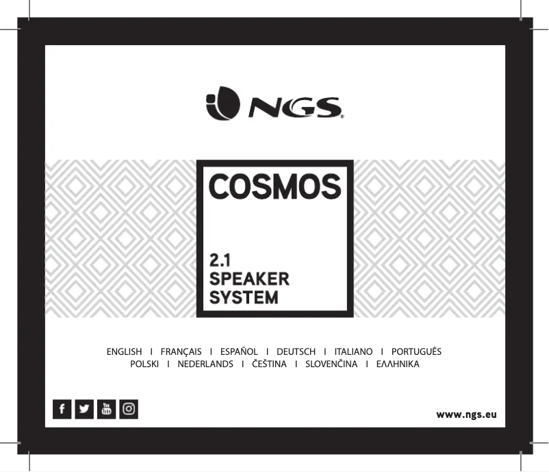 Page n°1 - Manuel utilisateur NGS Cosmos