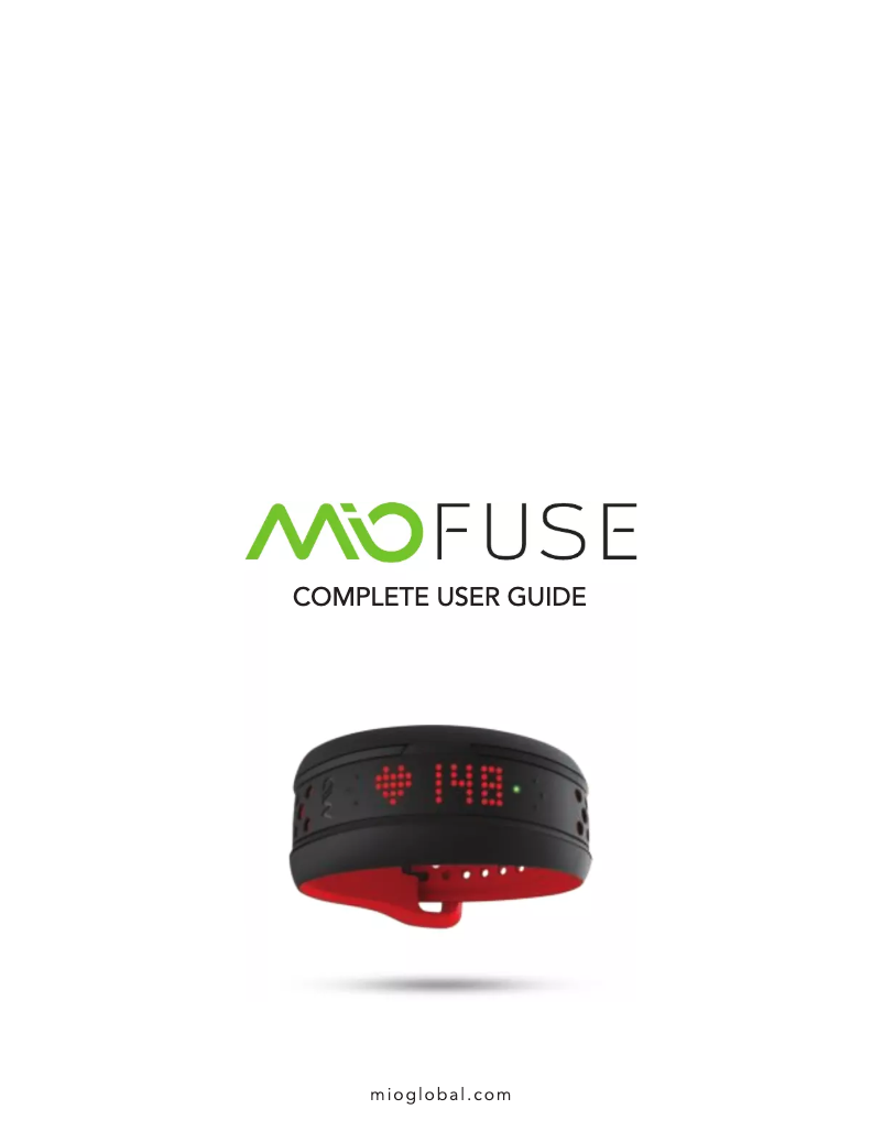 Image de la première page du manuel de l'appareil MIO Fuse