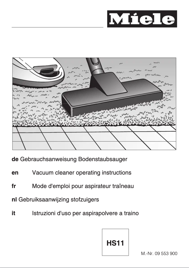 Page n°1 - Manuel utilisateur Miele S 5781