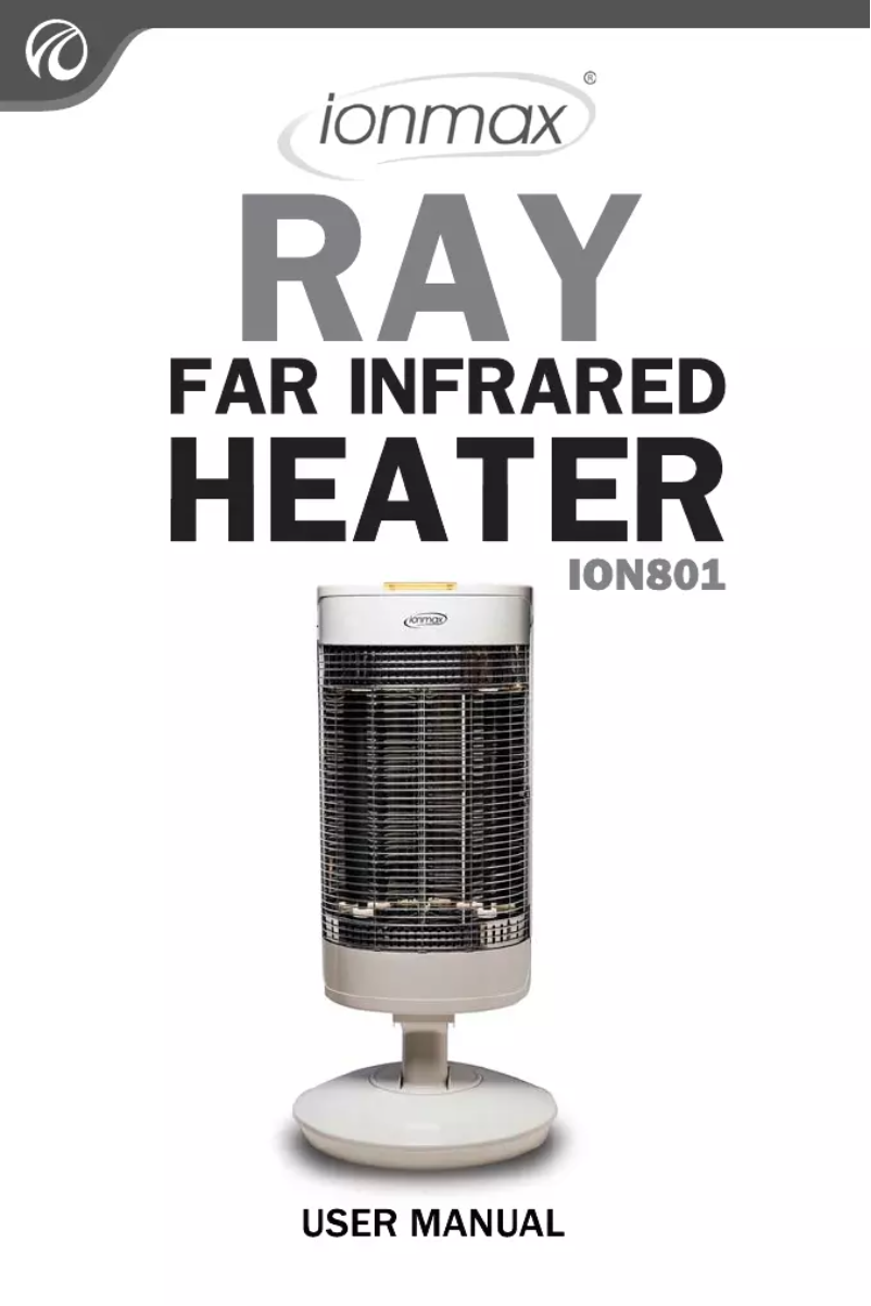 Page n°1 - Manuel utilisateur Ionmax Ray ION801